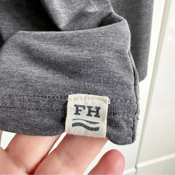 Mens Fair Harbor Sea Breeze Hoodie Size Small Gray UPF 50 Breathable Tuckernuck - Picture 5 of 5